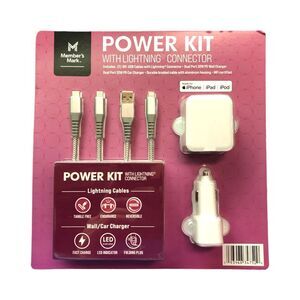Member's Mark Power Kit with 8-Pin Connector, for iPhone, iPad & iPod